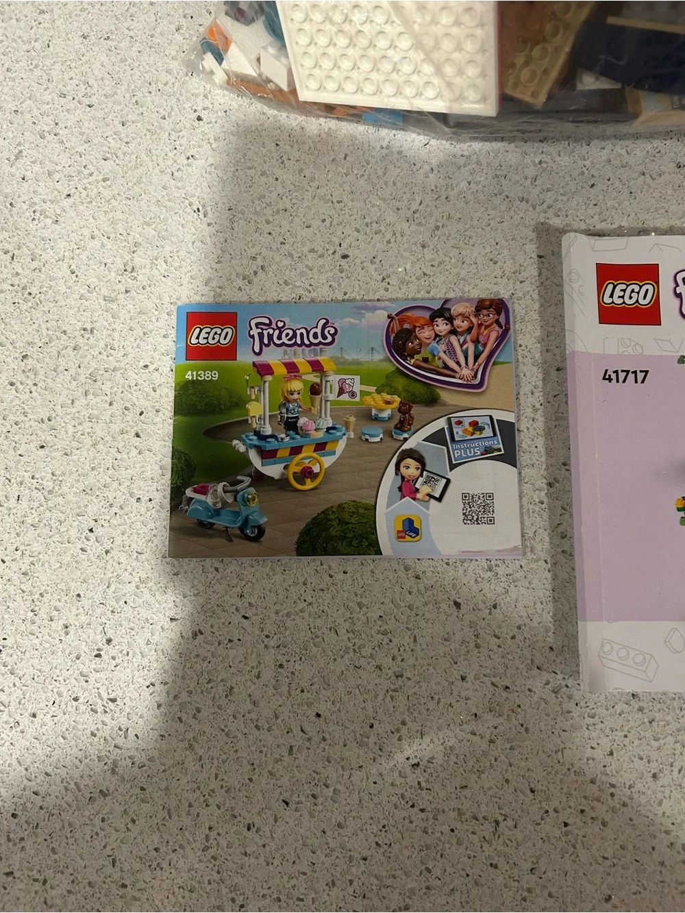 Miscellaneous LEGO Set Parts - with a few manuals